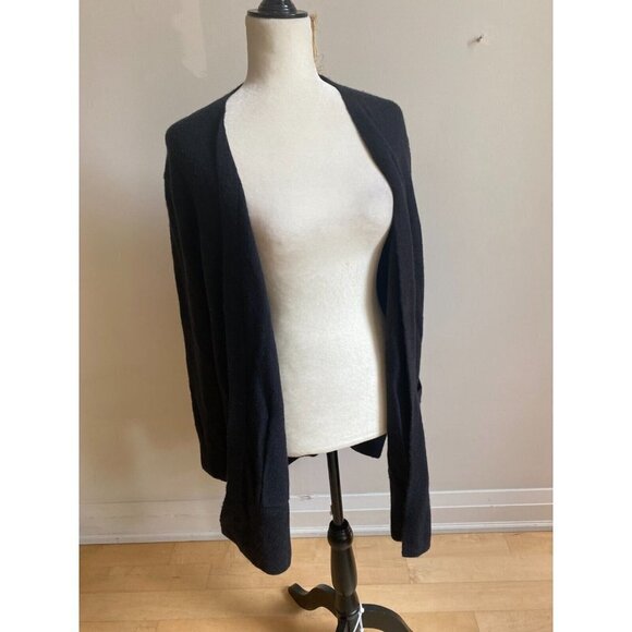 MADEWELL womens sz Small black cardigan sweater front patch pockets - Picture 2 of 8